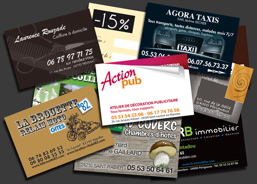 flyers et carte de visite