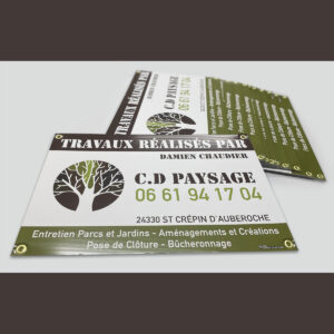 panneau de chantier, PA, polypropylène alvéolaire, réutilisable, longue durée